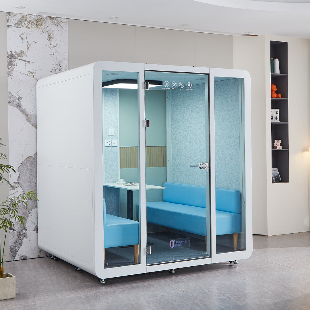 Mobile Office SoundProof Pod Booth  for 4-6 People