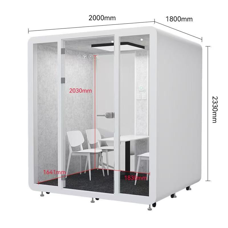 Mobile Office SoundProof Pod Booth  for 4-6 People