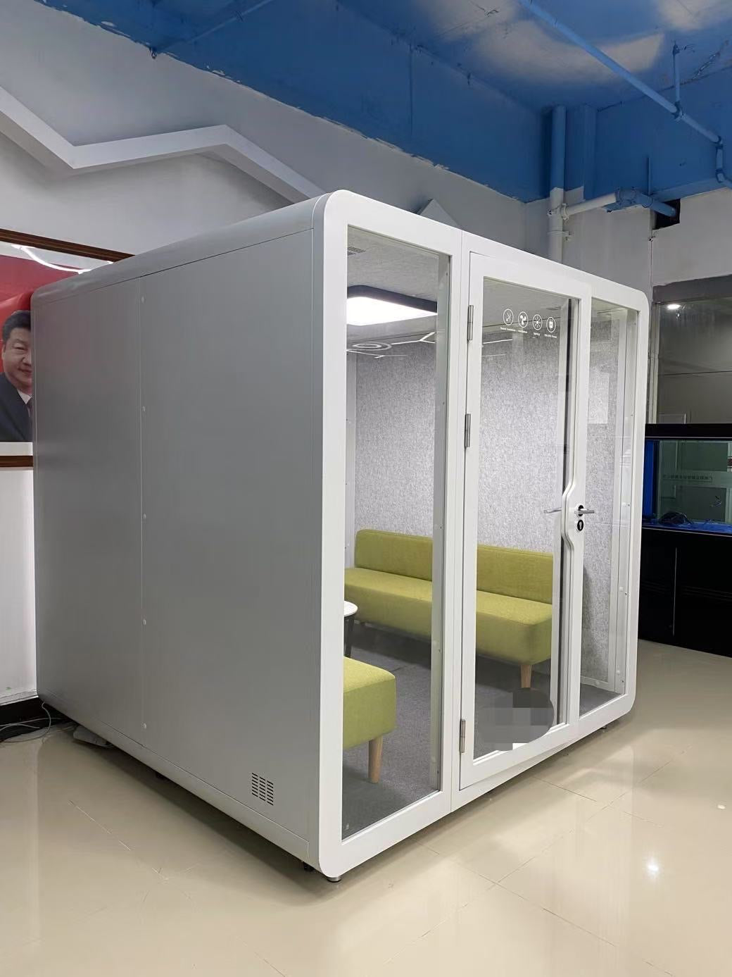 Mobile Office SoundProof Pod Booth  for 4-6 People