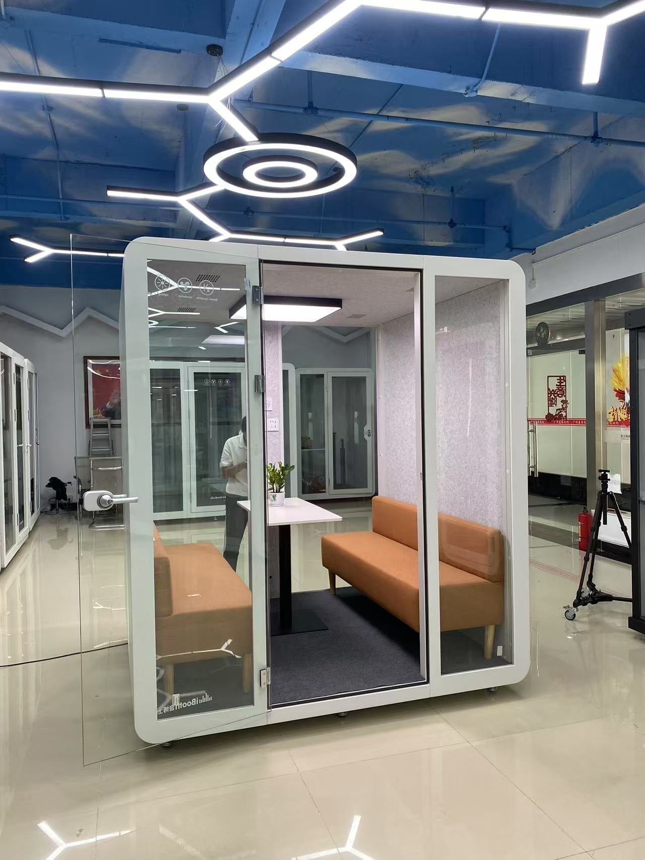 Mobile Office SoundProof Pod Booth  for 4-6 People