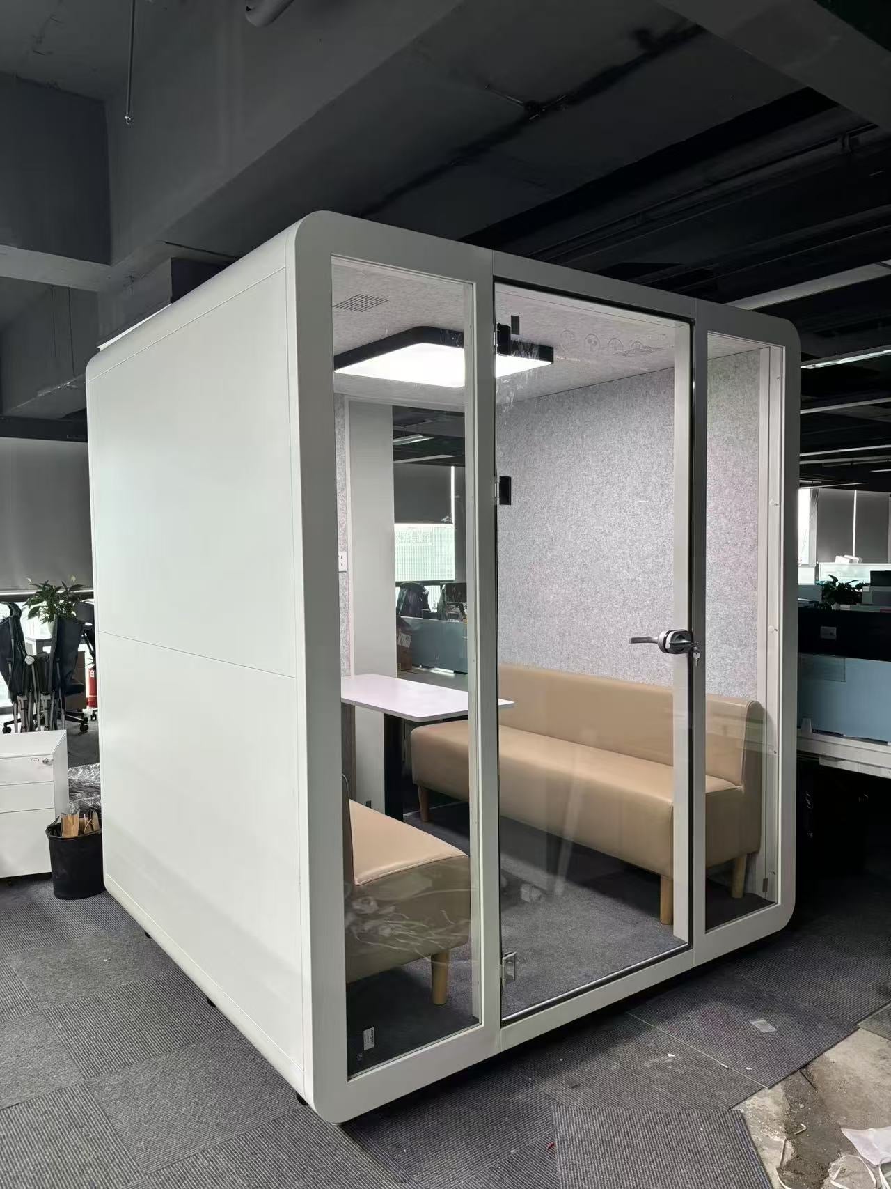 Mobile Office SoundProof Pod Booth  for 4-6 People
