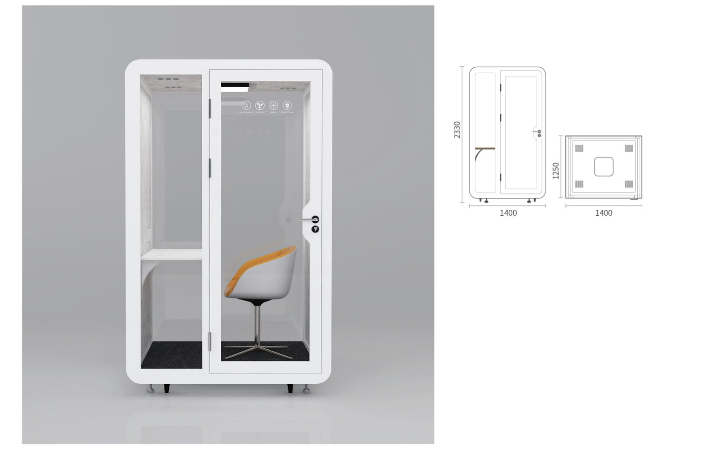 Silentbox WorkPod / Silent Booth (M)