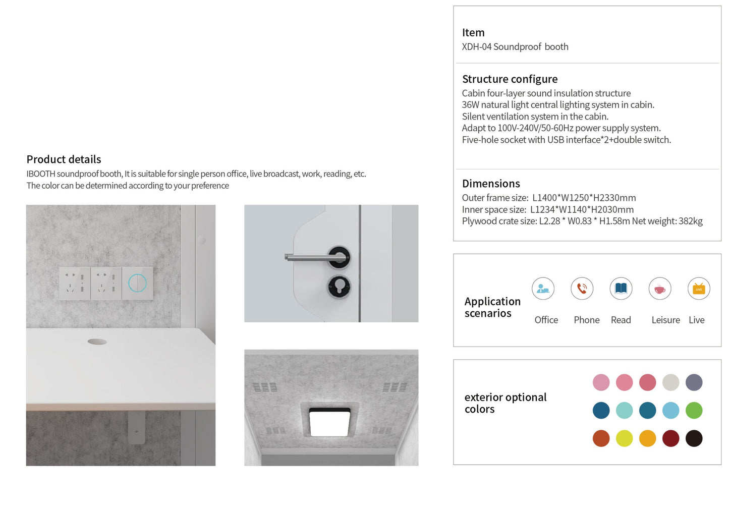 Silentbox WorkPod / Silent Booth (M)
