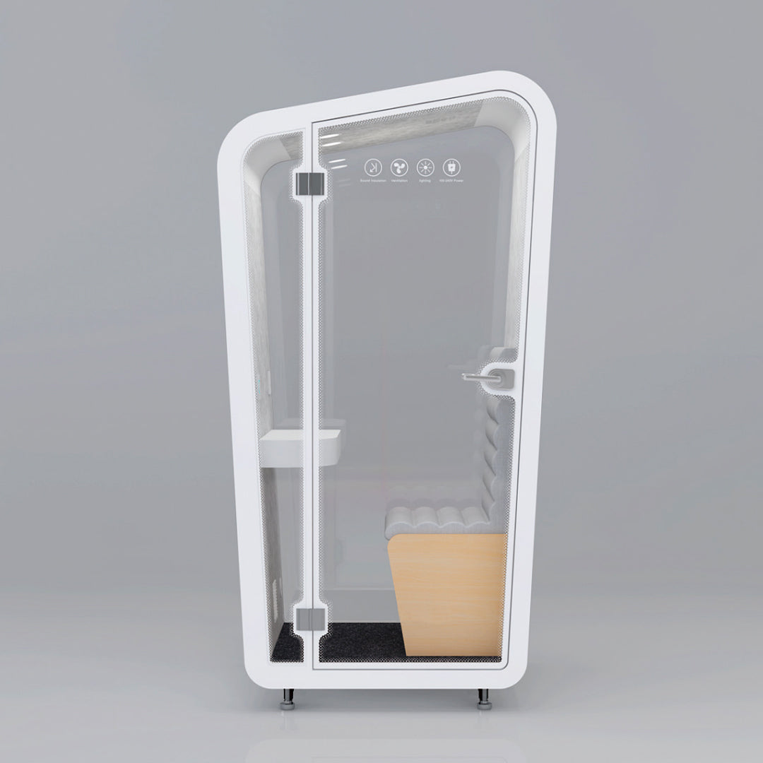 Premium Silent Booth Solo soundproof Pod with High-Density Acoustic Panels